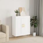 vidaXL Dressoir 69,5x34x90 cm bewerkt hout wit, Huis en Inrichting, Verzenden, Nieuw, 50 tot 100 cm, 25 tot 50 cm