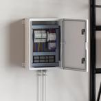 vidaXL Controlekast Grijs 35 x 19.5 x 50 cm Kunststof, Doe-het-zelf en Verbouw, Elektra en Kabels, Verzenden, Nieuw
