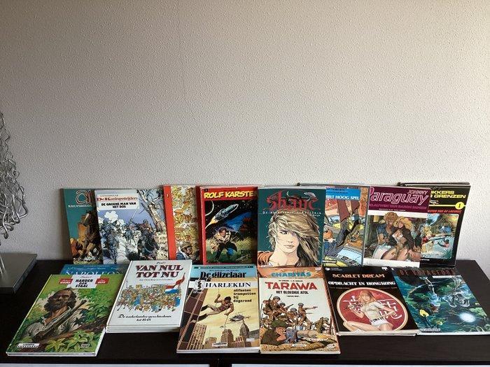 Van nul tot nu, Harlekijn, Tarawa, Johnny Paraguay, Rolf, Boeken, Stripboeken