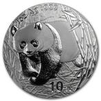 Chinese Panda 1 oz 2002 (500.0000 oplage), Postzegels en Munten, Munten | Azië, Oost-Azië, Zilver, Losse munt, Verzenden