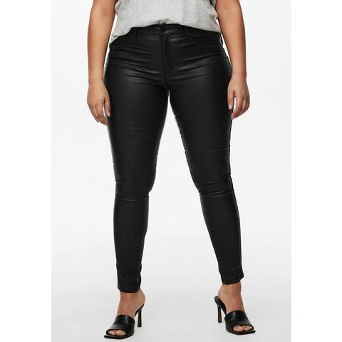 ONLY CARMAKOMA Skinny fit jeans CARPUNK REG SK COATED PANTS, Kleding | Dames, Spijkerbroeken en Jeans, Nieuw, Verzenden