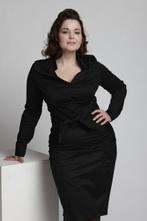 Emmy, Curvy Wiggle Skirt in Black in Medium., Kleding | Dames, Verzenden, Nieuw