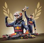 1:43 - Modelauto (2) - ¡Rara! Figura de Max Verstappen (Red, Nieuw
