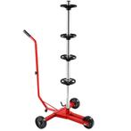 Velgenboom mobiel rood aluminium tot 225mm bandbreedte, Verzenden, Nieuw