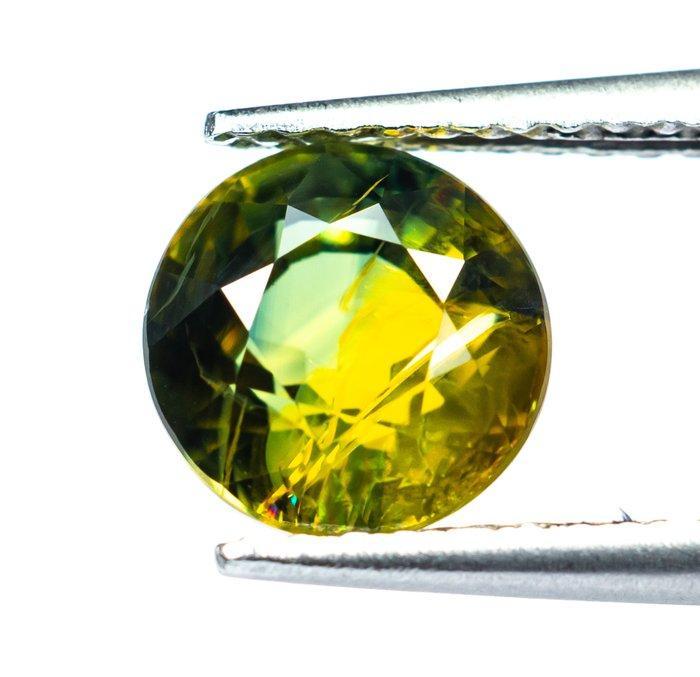 Zonder minimumprijs Saffier - 2.59 ct - Bellerophon Gemlab -, Sieraden, Tassen en Uiterlijk, Edelstenen