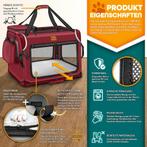 Reisbench hond - Draagtas hond - Transportbox - 83x58x58 cm, Verzenden, Zo goed als nieuw