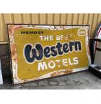 The Best Western Motels Metalen Bord Origineel 238 x 145, Huis en Inrichting, Woonaccessoires | Wanddecoraties, Gebruikt, Ophalen