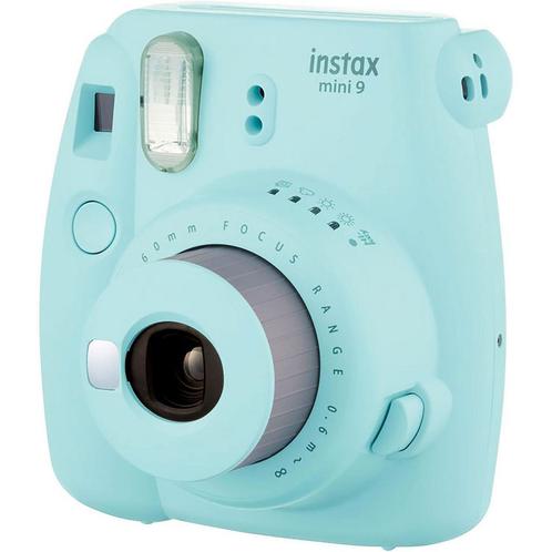 Fujifilm Instax Mini 9 Camera - Licht Blauw (Ice Blue), Audio, Tv en Foto, Fotocamera's Analoog, Zo goed als nieuw, Verzenden