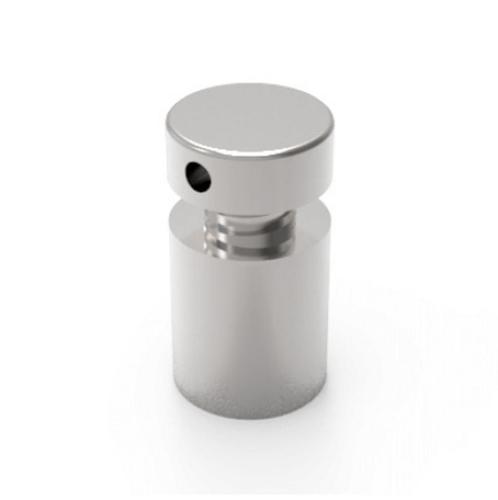 Aluminium Afstandhouders - 13 x 13 mm - Mat Chroom - Set..., Zakelijke goederen, Kantoor en Winkelinrichting | Kantoorartikelen