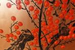 Ksavera - Japanese apple tree J423 - painting on XXL canvas