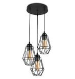 Moderne Hanglamp Zwart 3 x 4 Watt Dimbaar, Huis en Inrichting, Lampen | Hanglampen, Verzenden, Nieuw, Trendy verlichting