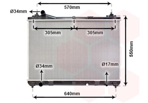 RADIATOR VOOR SUZUKI GRAND VITARA 2005-2008 1770067J00, Auto-onderdelen, Airco en Verwarming, Nieuw, Ophalen of Verzenden