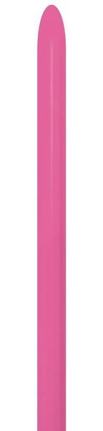 Modelleerballonnen Fuchsia 2,5cm 152cm 50st, Verzenden, Nieuw