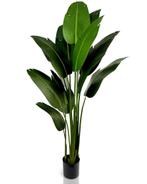 IvoQ Strelitzia Kunstplant 210 cm – Realistisch, Onderhoudsv, Huis en Inrichting, Woonaccessoires | Kunstplanten en Kunstbloemen