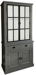 Buffetkast Soest grijs met stalen deuren 100cm, Huis en Inrichting, Kasten | Buffetkasten, Ophalen of Verzenden, Nieuw