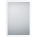 Spiegel - Trion Tiel - WandSpiegel - 48x68cm - MDF - Wit, Huis en Inrichting, Woonaccessoires | Spiegels, Ophalen of Verzenden