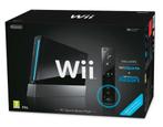 Nintendo Wii Console - Zwart + Wii Sports + Wii Sports Resor, Spelcomputers en Games, Spelcomputers | Nintendo Wii, Verzenden