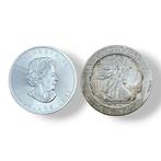 Canada, Verenigde Staten. 5 Dollars - Elizabeth II (Maple, Postzegels en Munten, Edelmetalen en Baren