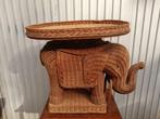 Salontafel - Rattan - Olifantje bijzettafel in rotan