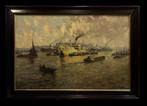 Henri Joseph Pauwels (1903-1983) - De Haven van Antwerpen, Antiek en Kunst
