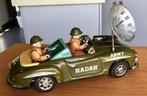 Sanshin  - Blikken speelgoedauto Mercedes Army radar -, Antiek en Kunst, Antiek | Speelgoed
