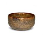 Zeldzame Manjugama-kiln thee-goud glazuur Chawan - Een, Antiek en Kunst