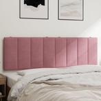 vidaXL Hoofdbordkussen Hanko 160 cm fluweel roze, Huis en Inrichting, Slaapkamer | Bedden, Verzenden, Nieuw