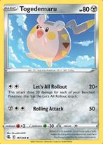 Togedemaru 187/264 (Fusion Strike), Hobby en Vrije tijd, Verzamelkaartspellen | Pokémon, Ophalen of Verzenden, Nieuw, Losse kaart