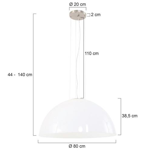 Steinhauer hanglamp Skylight Dome 7916ST Tweede Kans, Huis en Inrichting, Lampen | Hanglampen, Zo goed als nieuw, Stof, 75 cm of meer