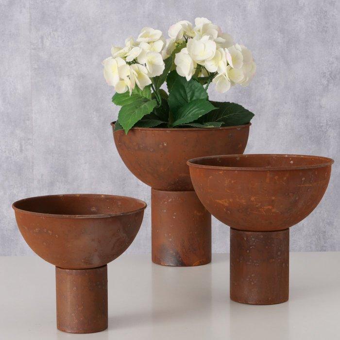 Bloempot - Staal, Antiek en Kunst, Curiosa en Brocante