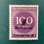 Duitse Rijk 1923 - 1 miljard op 100 Mark in de goede nuance, Gestempeld