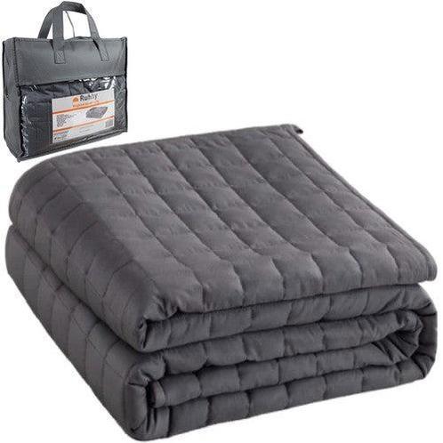 Verzwarings deken 6KG weighted blanket grijs 150x200 CM, Huis en Inrichting, Slaapkamer | Beddengoed, Ophalen of Verzenden