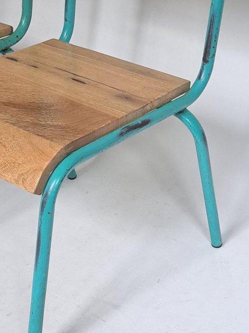 Kindermeubels - mullca - Hout, Staal - Twee kinderstoelen, Antiek en Kunst, Curiosa en Brocante
