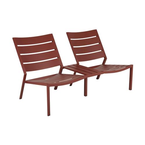 *WOONWINKEL* Brafab Delia Loveseat Tuin Rood, Tuin en Terras, Tuinsets en Loungesets, Nieuw, Verzenden