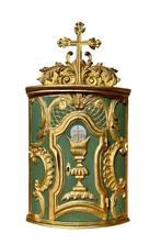 Altaar - Verguld hout - 1700-1750 - Antiek tabernakel - 84