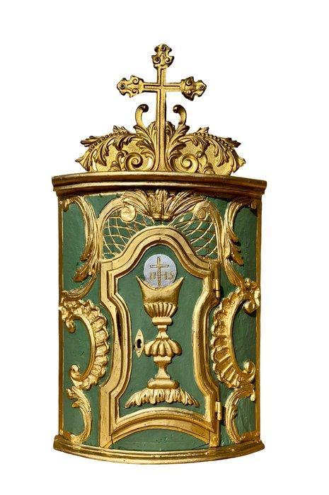 Altaar - Verguld hout - 1700-1750 - Antiek tabernakel - 84, Antiek en Kunst, Kunst | Niet-Westerse kunst