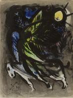 Marc Chagall (1887-1985) - Cl - lange survolant la forêt