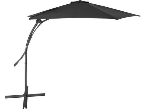 Feel Furniture – Zweefparasol – 3 Meter – Donkergrijs, Tuin en Terras, Parasols, Zo goed als nieuw, Verzenden