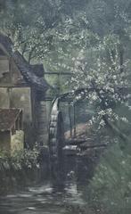 Adele Geisthövel (XIX-XX) - Mühle am Bach, Antiek en Kunst, Kunst | Schilderijen | Klassiek
