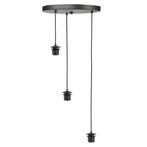 Hanglamp semi goud glas 3 voudig Glazen lampenkap bol 22cm, Huis en Inrichting, Lampen | Hanglampen, Ophalen of Verzenden, Nieuw