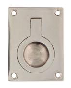 Intersteel Luikring recht 41mm x 31mm nikkel, Verzenden, Nieuw