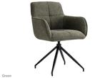 Criks Design Draaibare Eetkamerstoel Charly Green, Verzenden, Nieuw