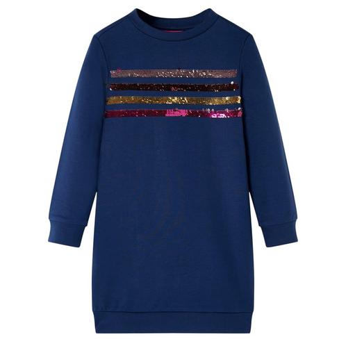 vidaXL Kinderjurk 116 marineblauw, Kinderen en Baby's, Kinderkleding | Overige, Nieuw, Verzenden