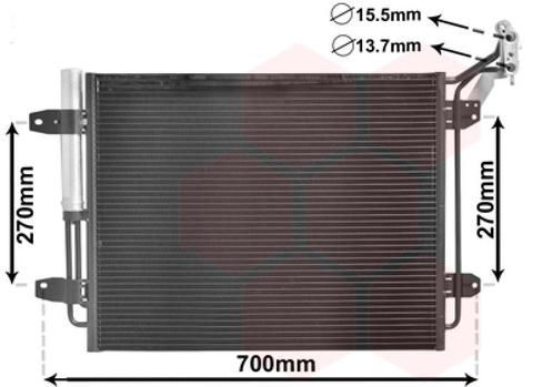 LUCHTCONDENSATOR VOOR VW TIGUAN 2007-2011 5N0820411C, Auto-onderdelen, Airco en Verwarming, Nieuw, Ophalen of Verzenden