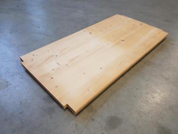 Wedeka massief houten schappen - 80x40 cm
