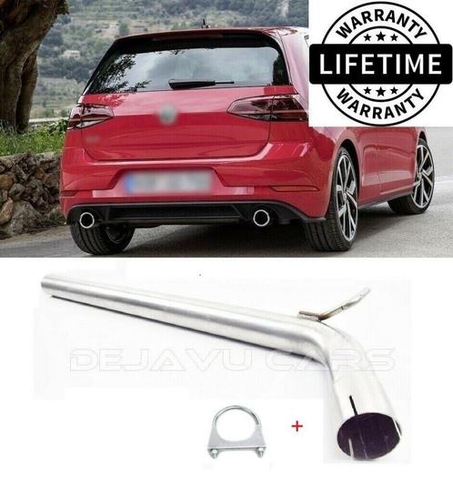 Sport uitlaat midden demper vervanger voor VW Golf 7 GTI, Auto-onderdelen, Uitlaatsystemen, Nieuw, Volkswagen, Ophalen of Verzenden