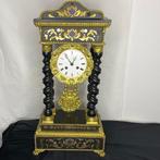 Portico klok - Antiek Messing, Hout - 1850-1900, Antiek en Kunst