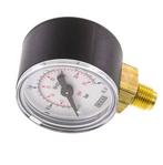 0..2.5 Bar Manometer Onderaansluiting Kunststof/Messing 40, Verzenden, Nieuw