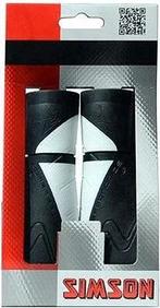 Simson Handvatten Ergonomisch - zwart/wit, Fietsen en Brommers, Fietsonderdelen, Verzenden, Nieuw