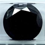 Diamant - 10.22 ct - Briljant - Black - N/A, Sieraden, Tassen en Uiterlijk, Edelstenen, Nieuw